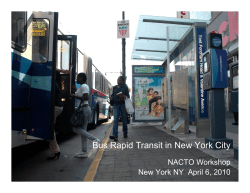 Bus Rapid Transit in New York City