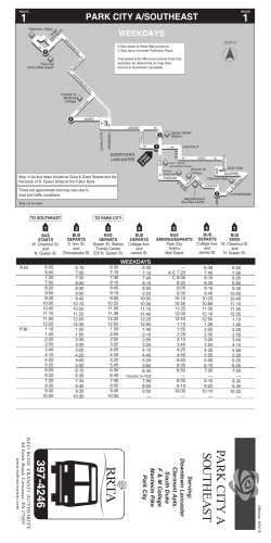 PARK CITY A SO U THE A ST