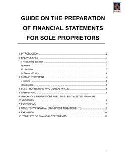 balance sheet - Financial Services Board
