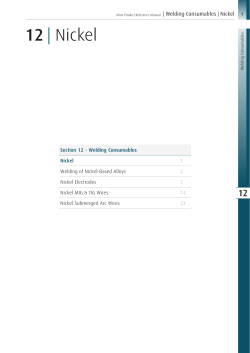 Section 12 - 11 Nickel