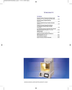 Koehler Viscosity Instruments