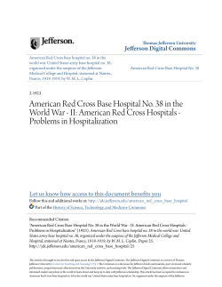 American Red Cross Hospitals