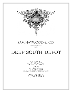 print catalog - deep south depot