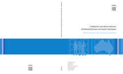 Community building through intergenerational exchange programs