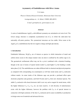 Asymmetry of Endofullerenes with Silver Atoms