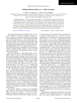 Rydberg blockade effects at n &sim; 300 in strontium