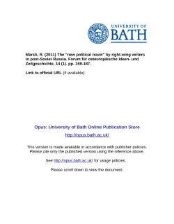 - University of Bath Opus