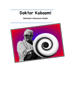 Study Guide - The Capitol Theatre