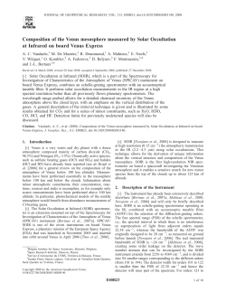 Composition of the Venus mesosphere measured by SOIR on board