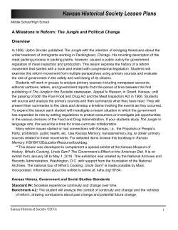 A Milestone in Reform: The Jungle and Political Change