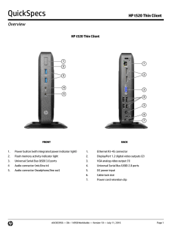 HP t520 Flexible Series Thin Client