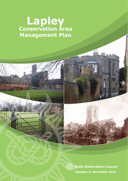 Lapley Document - South Staffordshire Council
