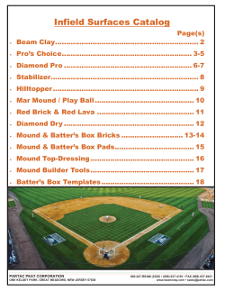 Infield Surfaces Catalog
