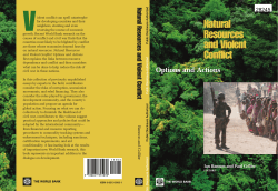 Natural Resources and Conflict: What We Can Do