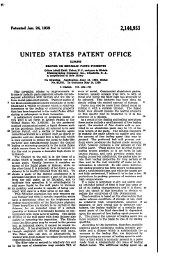 PATENT orifice