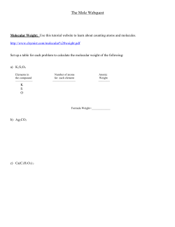 The Mole Webquest - Whitehall School District