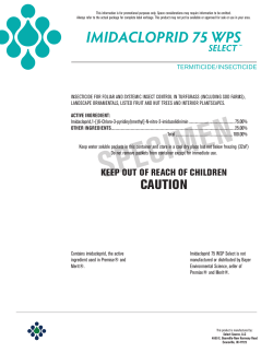 imidacloprid 75 wps