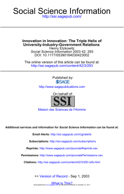Social Science Information