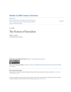 The Fictions of Surrealism