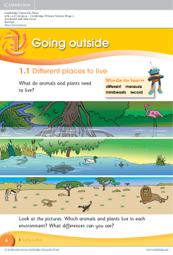 Going outside - Assets - Cambridge University Press