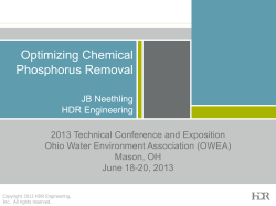 Optimizing Chemical Phosphorus Removal