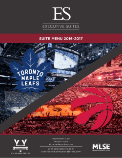 suite menu 2016-2017