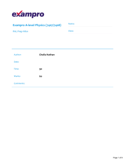 Exampro A-level Physics (7407/7408)
