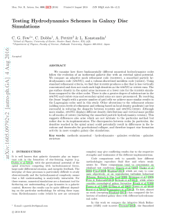 Testing Hydrodynamics Schemes in Galaxy Disc Simulations