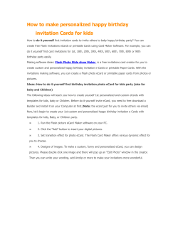 How to make personalized happy birthday invitation Cards for kids