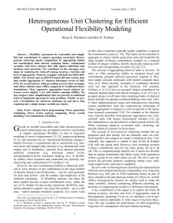 Heterogeneous Unit Clustering for Efficient Operational