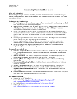 Proofreading: What is it and How to do it