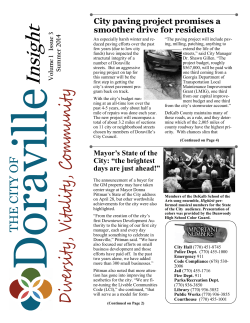 Insights, Summer 2014