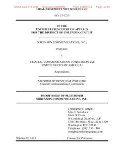 ORAL ARGUMENT NOT SCHEDULED NO. 13