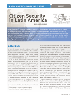 Citizen Security in Latin America - Inter