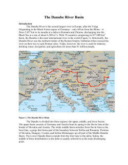 The Danube River Basin