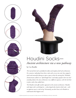 Houdini Socks - Twist Collective