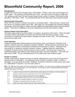 Bloomfield - New Mexico Traffic Crash Data