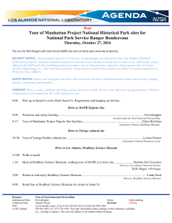 Tour of Manhattan Project National Historical Park sites for National