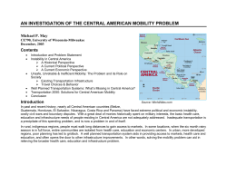 Central American Mobility Problems, by Michael May