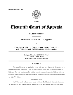 Eleventh Court of Appeals