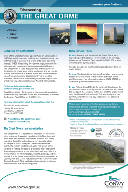 Discover the Great Orme - Conwy County Borough Website
