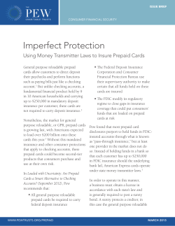 Imperfect Protection - The Pew Charitable Trusts