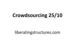Crowdsourcing 25/10 - Alberta Health Services
