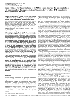 Direct evidence for the critical role of NFAT3 in