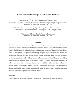 Cloud Service Reliability: Modeling and Analysis