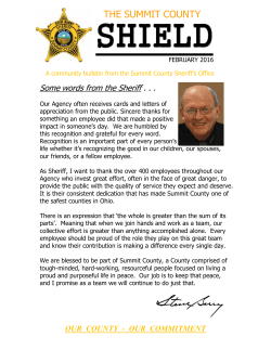 t the summit county - County of Summit