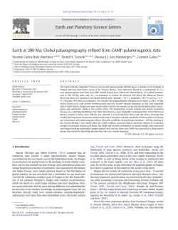 Earth at 200Ma: Global palaeogeography refined from CAMP