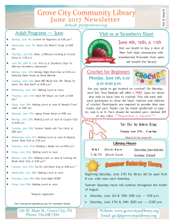 Newsletter - Grove City Community Library
