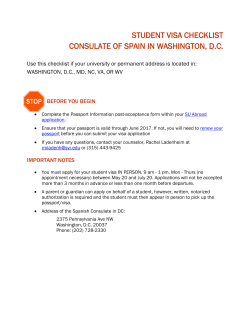 student visa checklist