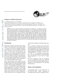 Gamma-ray albedo of the moon